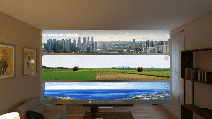 Panoramas Environments Screenshot 1