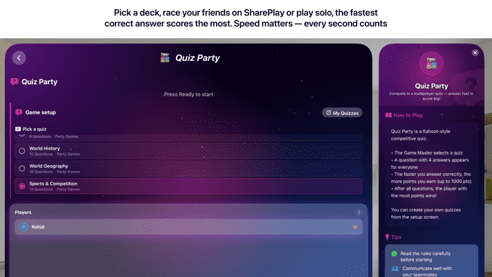 Quiz Party Screenshot 2